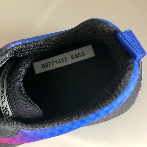 Men’s R261 Multicolor Fabric & Black Suede Lace Up - Picture 7 of 7